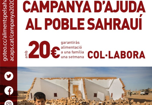 Imatge de capçalera de Alimentación para los campamentos de refugiados saharauis